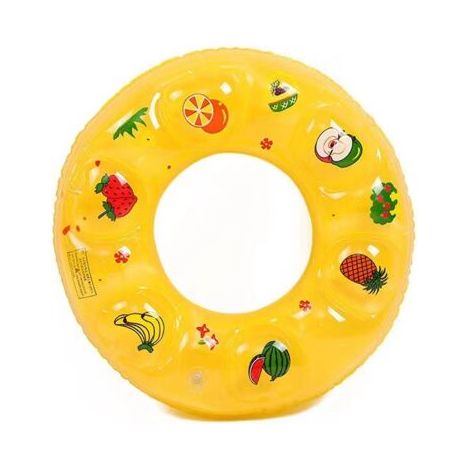 Nouvelle bouée gonflable double couche épaisse pour enfants, anneau de natation en cristal, double anneau de bain, jouet de bain (1/3)