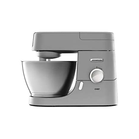Kenwood KVC3170S Impastatrice Planetaria Chef, in dotazione 3 utensili di miscelazione, Frullatore in vetro da 1,5L e Tritacarne, Ciotola da 4.6 Litri in acciaio, Potenza 1000watt (1/5)