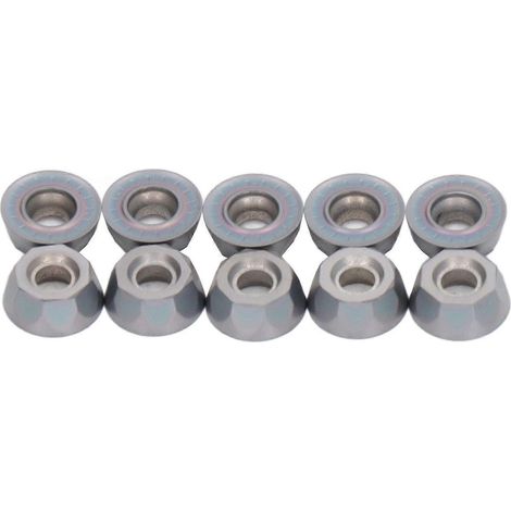 10 Stück CNC-Hartmetall-Wendeschneidplatten, Dreh- und Fräseinsätze, Drehwerkzeuge für die Bearbeitung von Stahl und Edelstahl