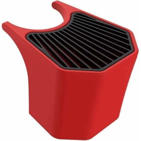 Sined Secchiello Tritone Cubo De Fuente En Polietileno Pehd Diseno Italiano Rojo