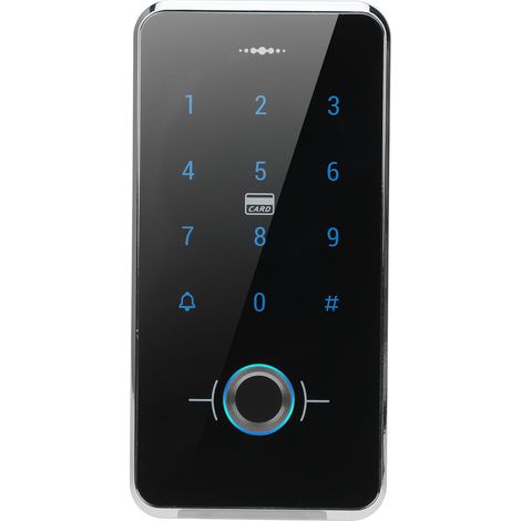 Clavier de porte tactile, lecteur d'empreintes digitales et de cartes d'accès, contrôleur d'accès Wiegand26 étanche IP68 (1/5)