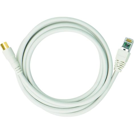 CABLE BALUN RJ 45 / COAX.IEC MALE L 2M GEWISS GW40780