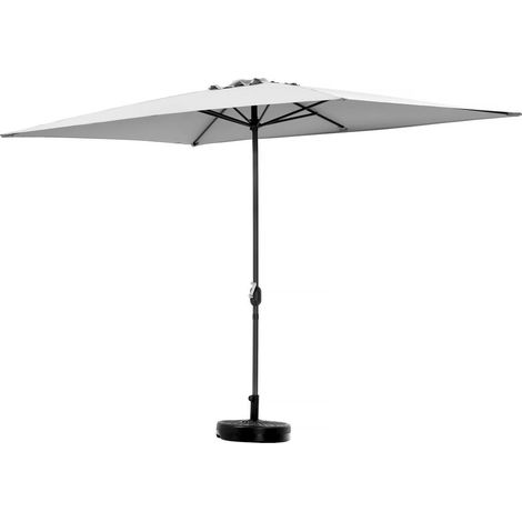 Sombrilla de jardín "Sol 2" - Rectángulo - 2 x 3 m - Gris
