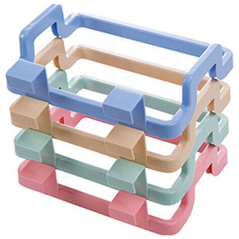 BUNTHAUS Lntyq 4 Pièce Porte d'armoire Porte-Sac Ordures,Suspendu Un Support de Cuisine Poubelle Support Sac Poubelle Etagère de Rangement Porte-Sacs Poubelle Portant,pour Poubelle à Suspendre