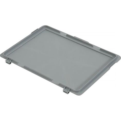 Couvercle pour boîte de rangement Gris Sans couvercle, 19mm x 300mm x 400mm ( Prix pour 1 )