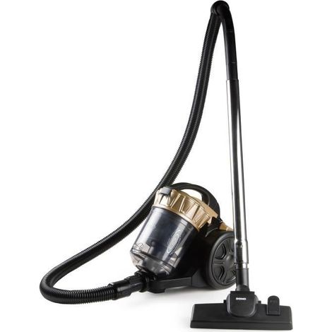 Beutelloser Bodenstaubsauger - DOMO - DO7297S - 700 W - 2,5 L - 79 dB - Schwarz / Gold (1/5)