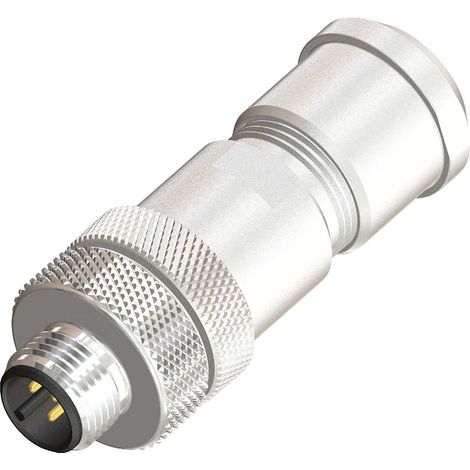 Connecteur cylindrique 5 contacts, Montage sur câble ( Prix pour 1 )