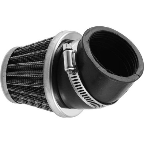 1 x Filtre à air, 50mm, Acier inoxydable, Conique, Lavable, Pour Moto (1/5)