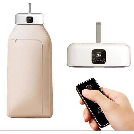 sèche-linge électrique portable d'appartement avec télécommande d'intérieur (1/5)