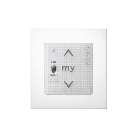 Somfy – Commande Smoove Uno io compatible – Blanc – Pour motorisation de portail – 1811405 (1/4)