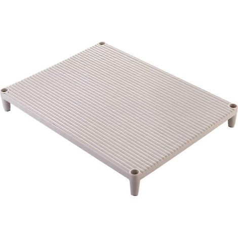 Présentoir à raviolis empilable rond gris-Square Beige (1/4)