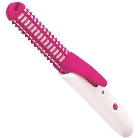 TRADE SHOP - Piastra Per Capelli Mossi Onde Lisci Fini Crespi Bagnati Spazzola Elettrica 2in1 - (1/4)