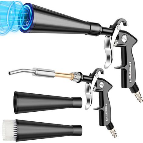 Nouveau pistolet de nettoyage tubulaire multifonctionnel haute puissance, pistolet de nettoyage de voiture, pistolet de nettoyage à sec Tornado, un best-seller