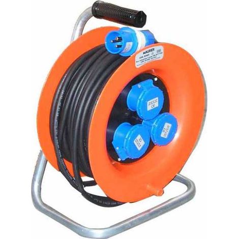 Enrouleur de câble de 30 m 3X2,5 3X2Pt Cee Rosi