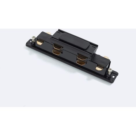Verbinder Typ I für 3-Phasenstromschiene DALI Track Einbau Aluminium Schwarz (1/3)