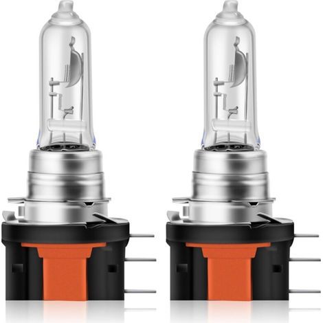 Ampoule halogène H15 12V 15/55W – Lumière jaune 3000K – Faisceau haut/bas – Remplacement direct pour voiture (1/4)