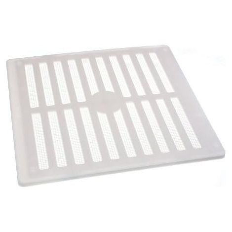 1 grille d'aération réglable Hit & Miss + moustiquaire 23 x 23 cm (1/2)
