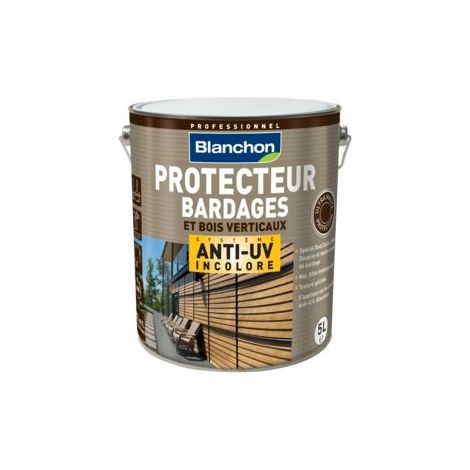 Protecteur bardage anti-UV - incolore - bois verticaux - 5 L - BLANCHON