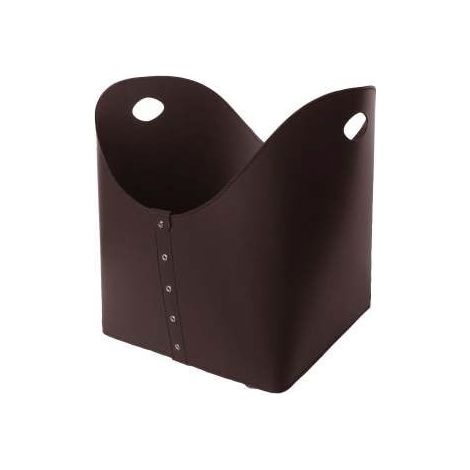 Portalegna o porta accessori in cuoio Zesta Bianco (1/3)