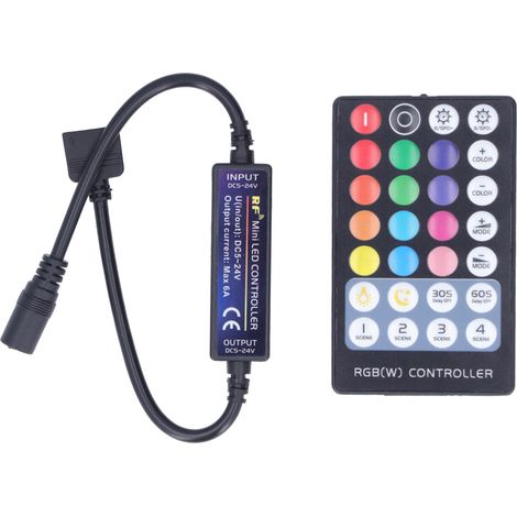RF-LED-Controller, kabellose Fernbedienung, Mini-RGBW-LED-USB-Lichtleisten-Controller, ultradünner Touch-Vollcontroller für TV-Hintergrundwände, Nachttische, Bartheken