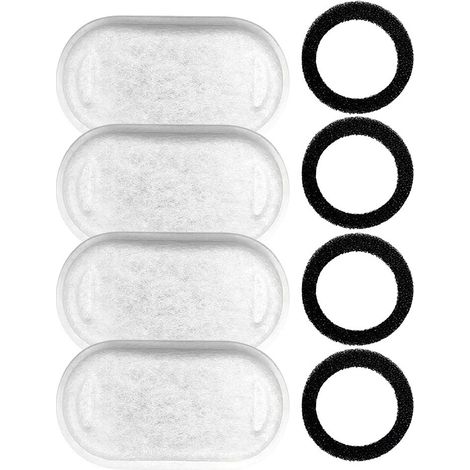 Edelstahl-Ringfilter für Trinkbrunnen für Katzen und Hunde – Mehrfachfiltration, effektive Wasserreinigung, hygienisches Haustierzubehör