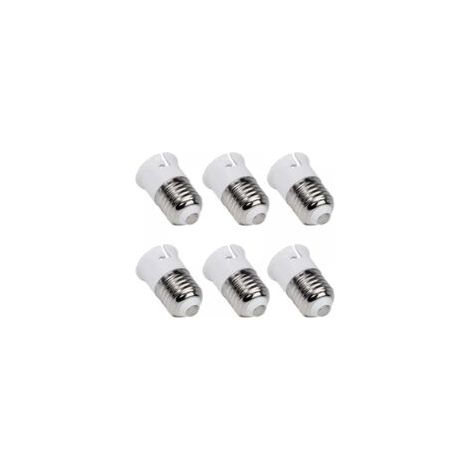 E27 vers B22 pour Ampoule LED à Baïonnette, Base de Lampe Convertisseur pour Passer de E27 à B22, Adaptateur à Vis vers Douille Baïonnette, lot de 6