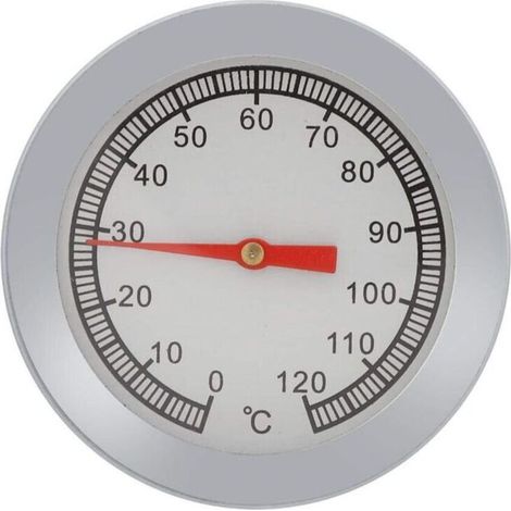 Thermomètre, BBQ Pizza Grill Thermomètre Jauge de température 120 ℃ pour la cuisson au barbecue (1/4)