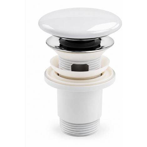 Piletta Scarico Click Clack per Bidet Infinity Nymo Bianco Lucido
