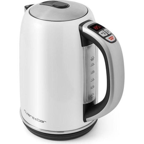iviera&bar - Bouilloire à température réglable blanche Serena 1,7 L - Blanc nacré - BT541A (1/5)