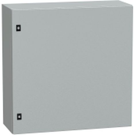 SPACIAL Coffret compact pour stores IP66 800x800x300 mm, montage mural, acier gris.