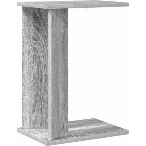 End Table Grey Sonoma 35 x 25 x 50 cm Engineered Wood vidaXL