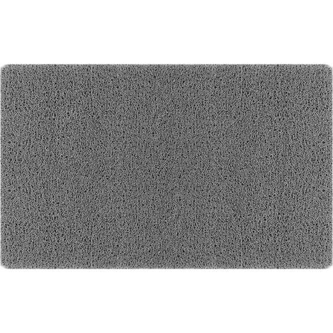 Rutschfeste Duschmatte mit Abflusslöchern, Duschmatte für Nassbereiche (40x60cm, grau) (1/4)