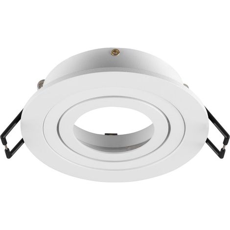 Collerette spot encastré NEW TRIA® 75 intérieur rond orientable blanc - SLV - 1007342 (1/3)