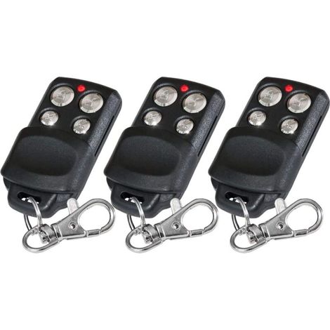 Pack of 3 433.33MHz rolling code replacement remote controls. Set of 3 high quality replacement remote controls. (1/5)