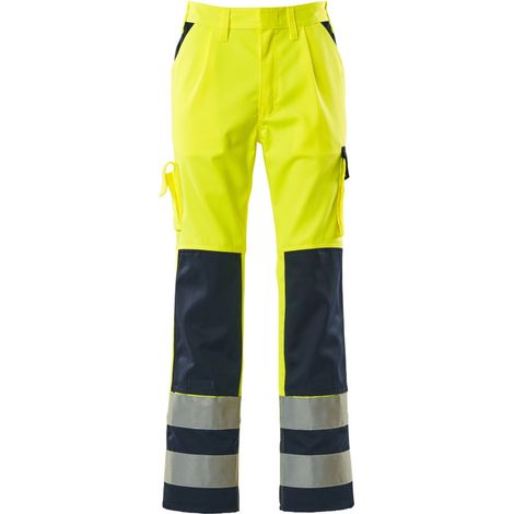 Mascot SAFE COMPETE Warnschutzhose Olinda Gr. 33 gelb/marine