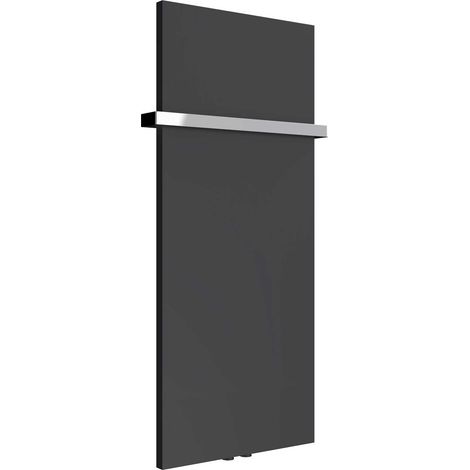Reina Slimline Vertical Designer Radiator 1170mm H x 500mm W Textured Matt Anthracite (1/5)
