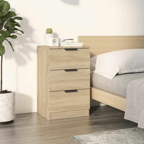 vidaXL Mesita de noche color roble Sonoma 40x36x65 cm (1/5)