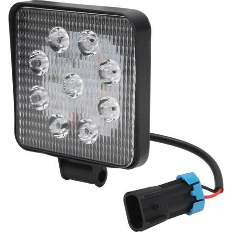 27-W-LED-Arbeitsleuchte für Autos, multifunktionaler quadratischer Scheinwerfer, universelle Fahrleuchte, wasserdichte Arbeitsleuchte (1/5)
