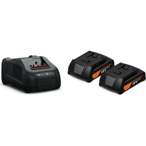 Fein Akku-Starter-Set GBA 18 V / 2x 2,0 Ah Akku + Ladegerät GAL 1880CV - 92604244010