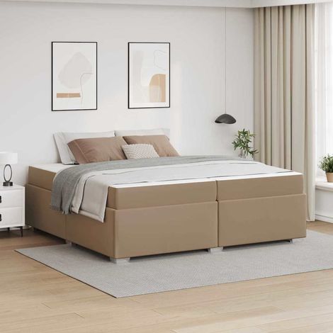 Struttura del letto Cappuccino 200 x 200 cm PVC vidaXL (1/5)