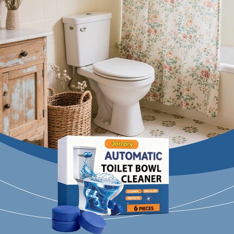 Toilet cleaner sheets for home use, removing stains and dirt, leaving toilet surfaces clean and shiny. Convenient daily cleaning sheets - 6 sheets -- BIEMMEDUE (1/5)