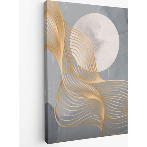 Tableau toile - Lune design (1/2)