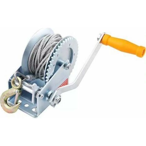 PARANCO MONTACARICHI VERRICELLO GANCIO MANUALE ARGANO 600 LB CAVO ACCIAIO 6 MT