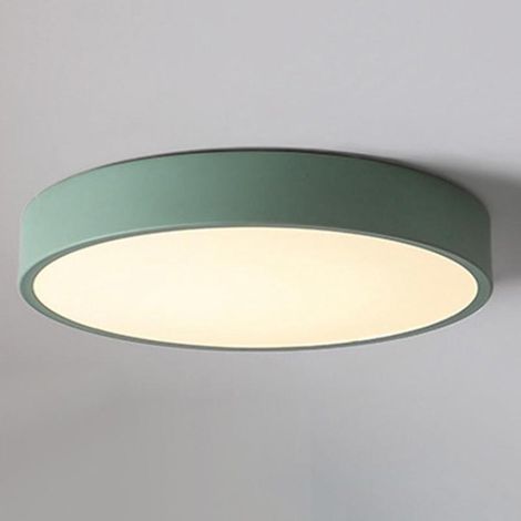 Modern 400mm green ceiling light, indoor lighting for living room, bedroom or hallway (1/5)