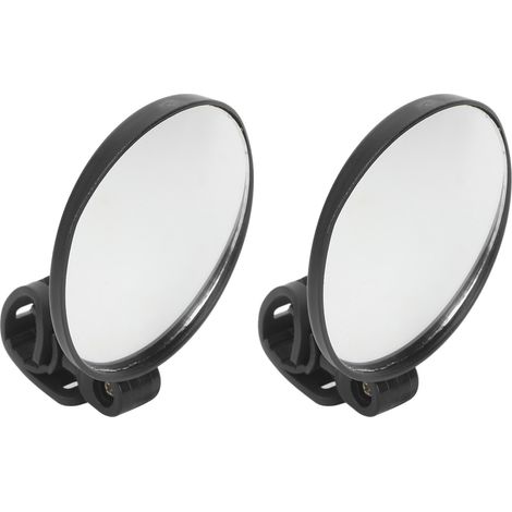 Rétroviseur Vélo 2 Pièces 8cm Angle Large Réglable Miroir Rond Universel Scooter Fauteuil Roulant Cyclisme (1/5)