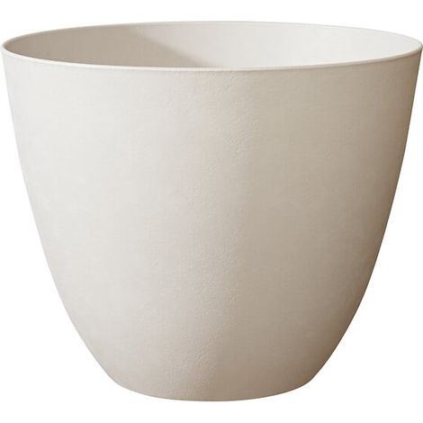 Pot de fleur Element Rond - Calcaire - 26.2L