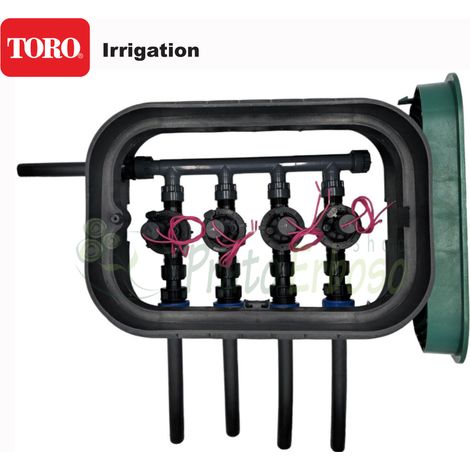 Toro PA-EZP-4 - Válvula de riego ensamblada de 1" y 4 zonas