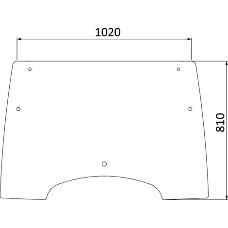 Vitre de porte UNIVERSEL 3203100N