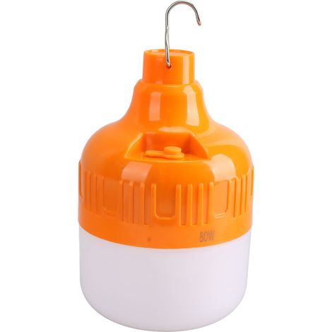Wiederaufladbare LED-Lampe für Notfälle beim Camping, ideal für Nachtmärkte im Freien und den Gebrauch zu Hause. (1/5)
