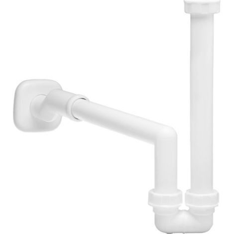 SIFONE ECCENTRICO PER BIDET Bianco